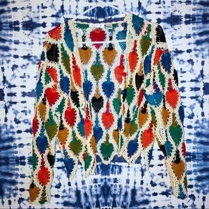 Vintage crochet sweater